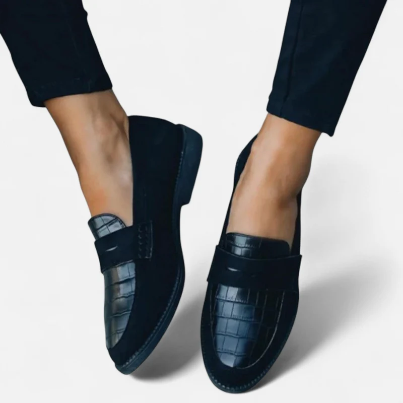 Brigitte – Luxuriöse Leder-Loafer für Damen