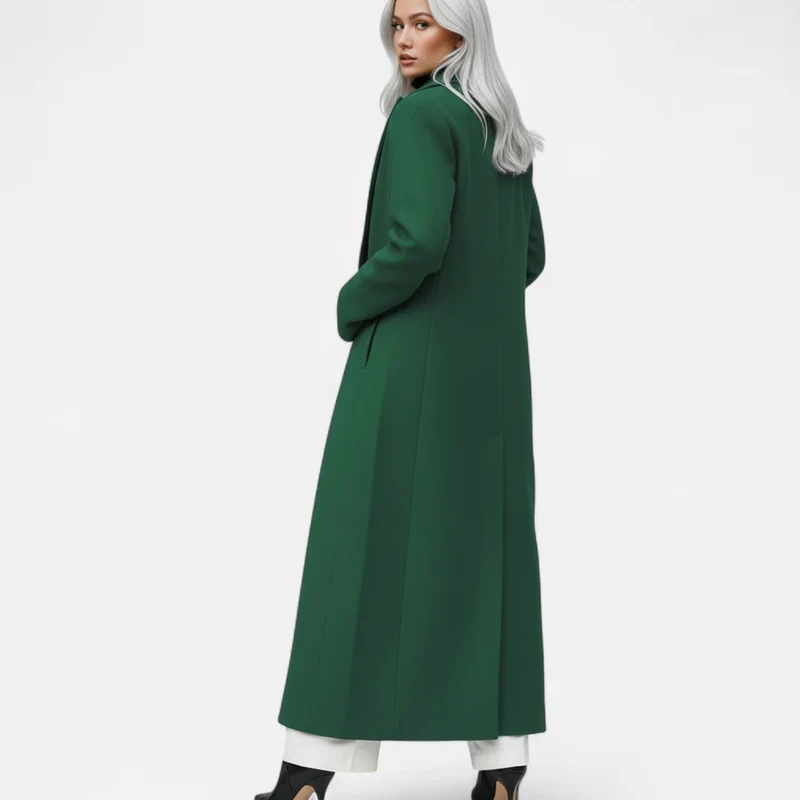 Theresa – Eleganter, klar geschnittener Wintermantel für Damen
