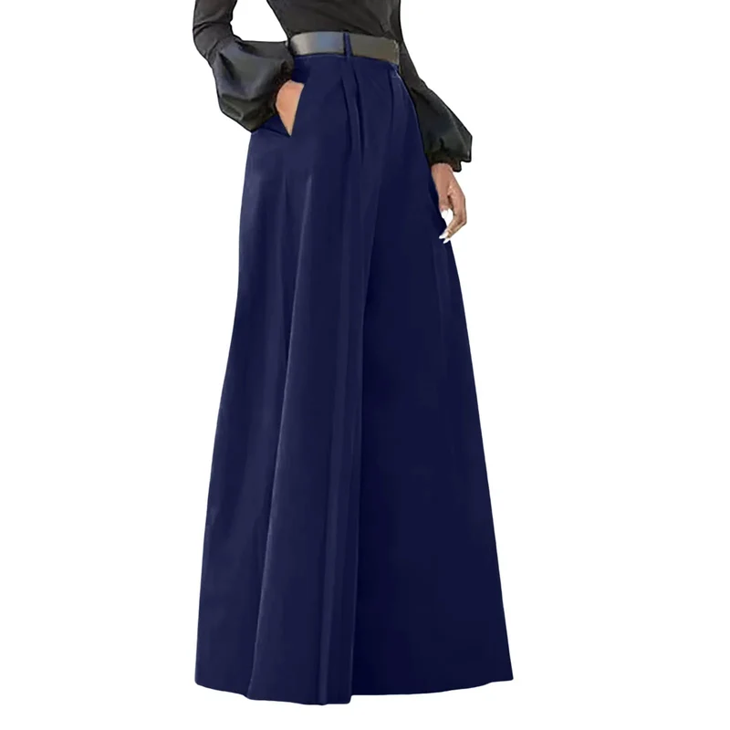 Nadine – Damenhose mit hoher Taille und weitem Bein