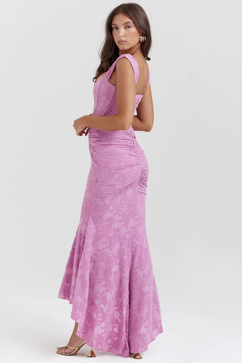 Petra – Elegantes Abendkleid mit Spitzenakzenten für Damen