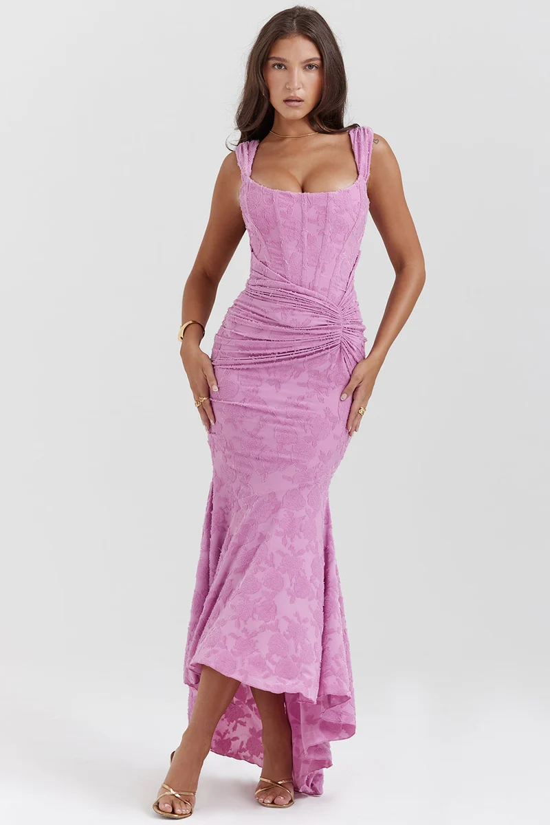 Petra – Elegantes Abendkleid mit Spitzenakzenten für Damen