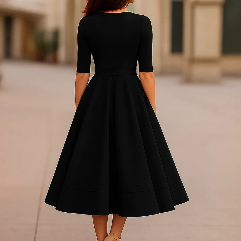 Johanna – Elegantes A-Kleid für Damen