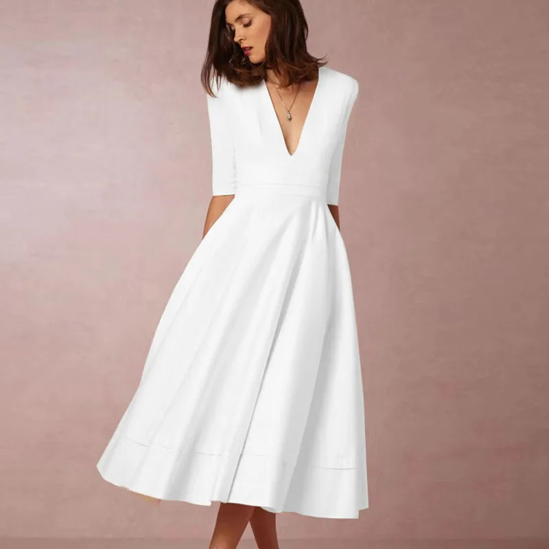 Johanna – Elegantes A-Kleid für Damen