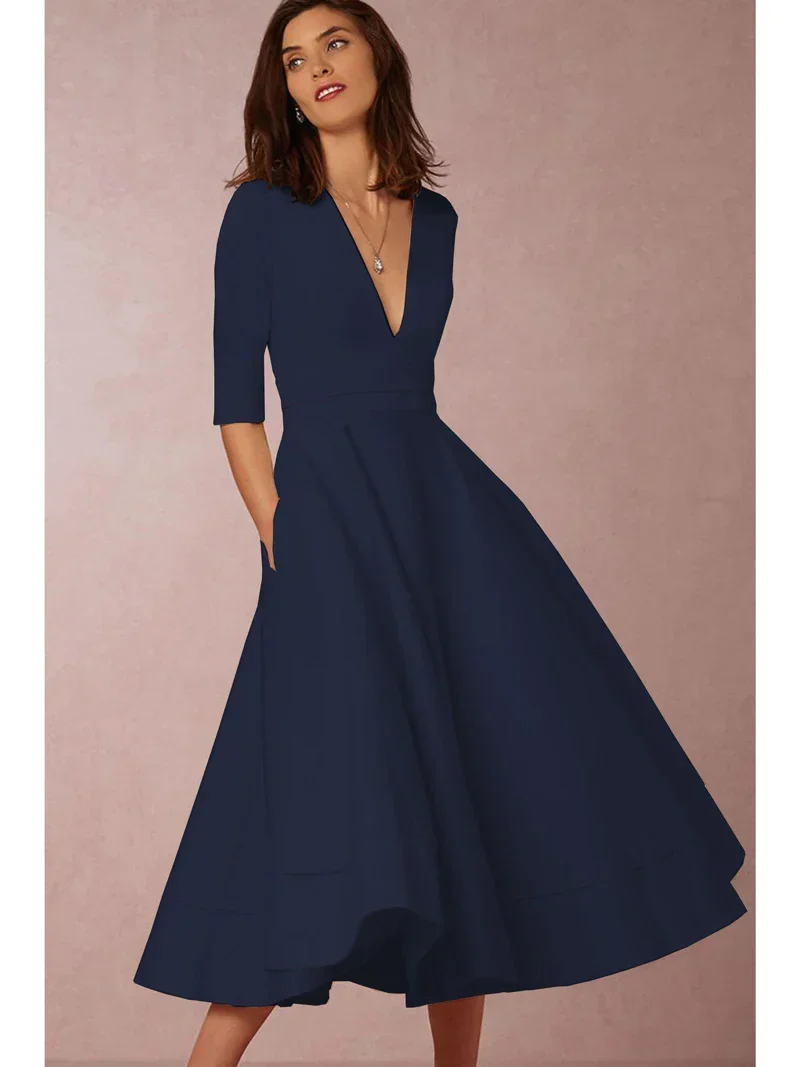 Johanna – Elegantes A-Kleid für Damen