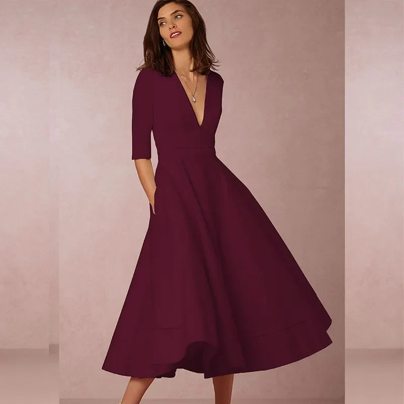 Johanna – Elegantes A-Kleid für Damen