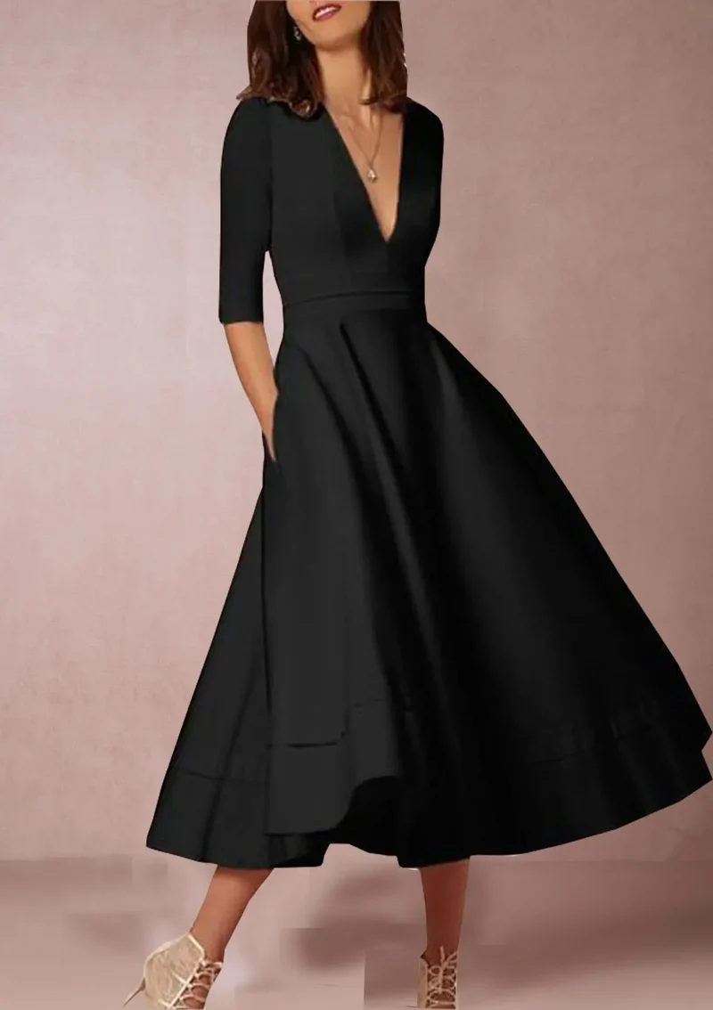 Johanna – Elegantes A-Kleid für Damen
