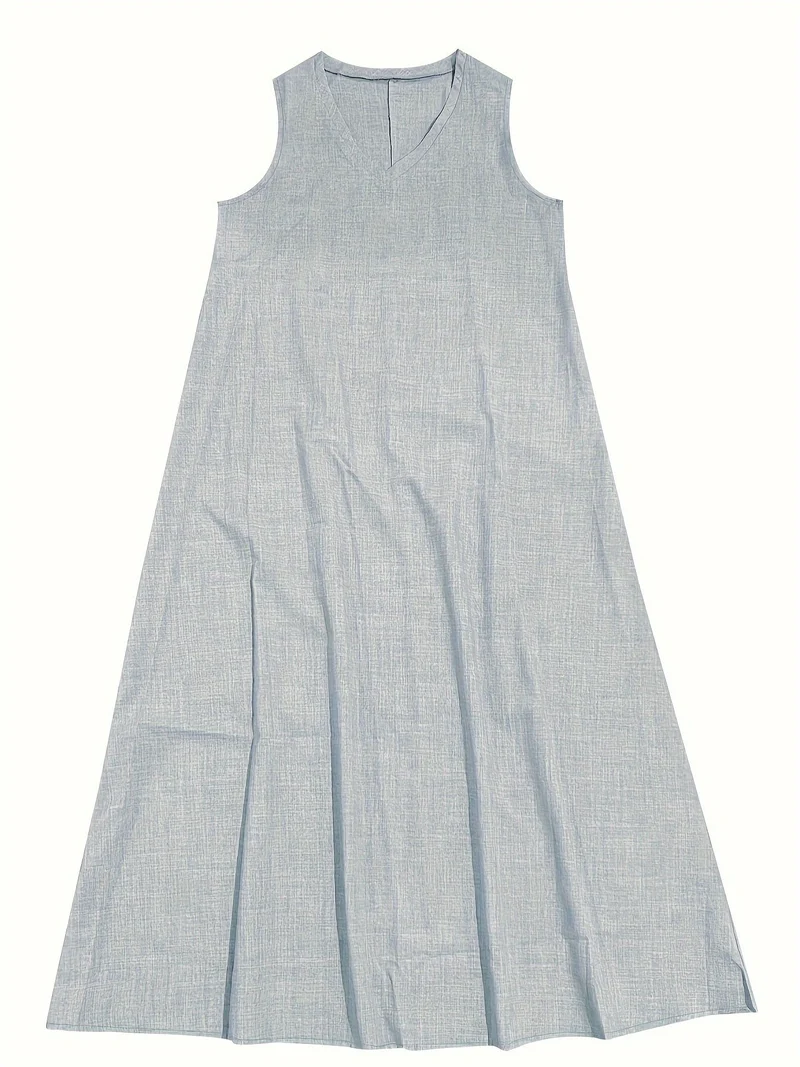 Marie – Elegantes Maxikleid aus Leinen für Damen