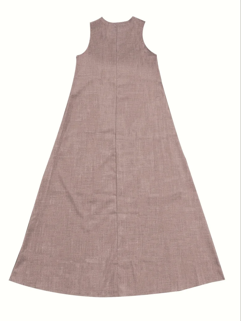 Marie – Elegantes Maxikleid aus Leinen für Damen
