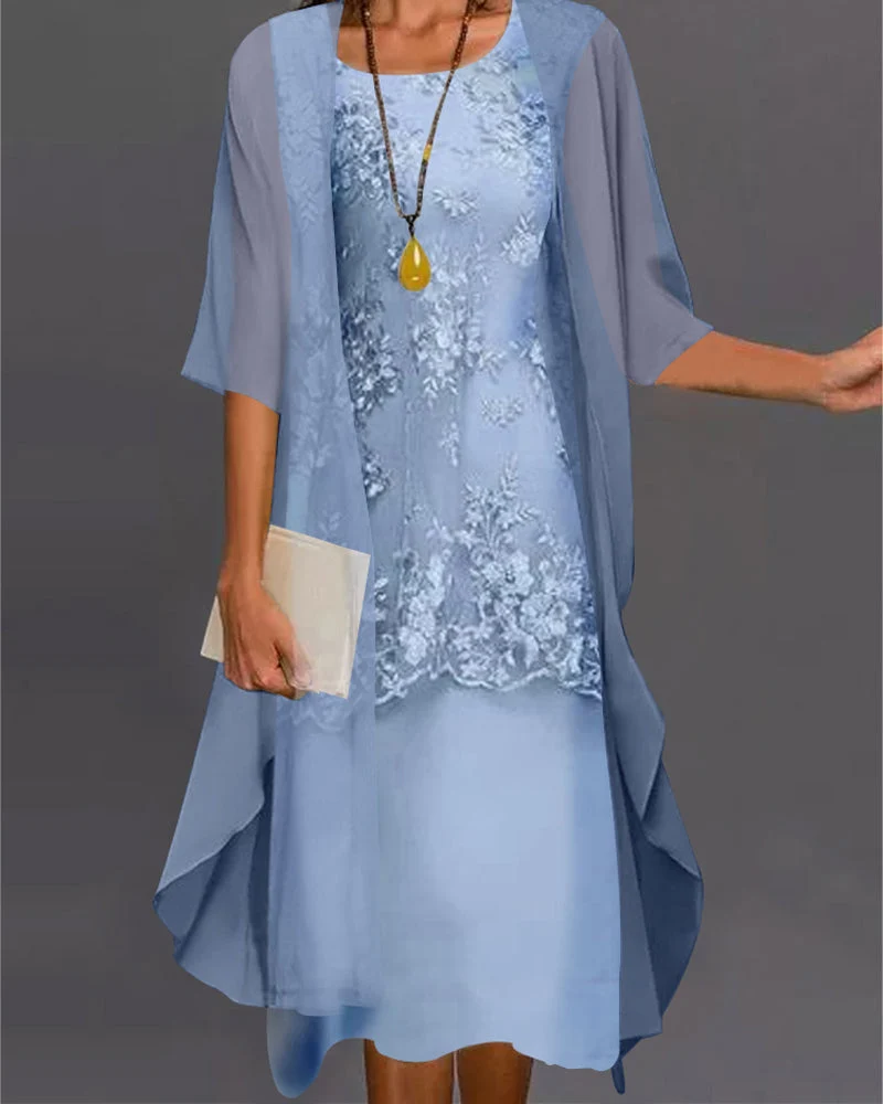 Johanna – Elegantes Kleid mit Lagenlook für Damen