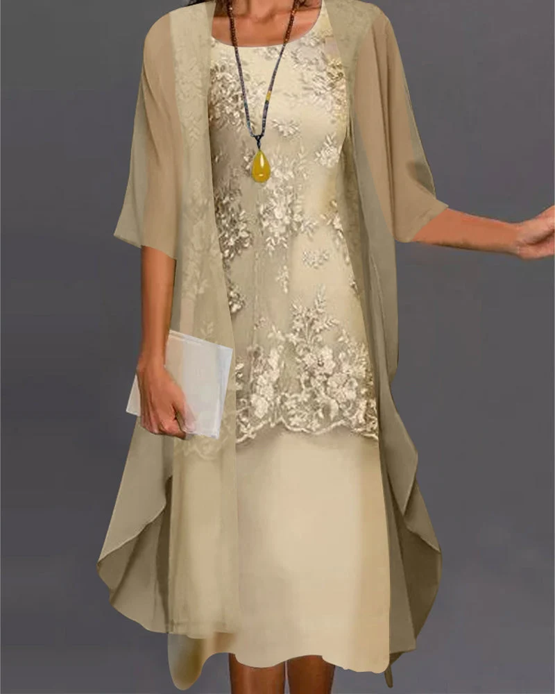Johanna – Elegantes Kleid mit Lagenlook für Damen