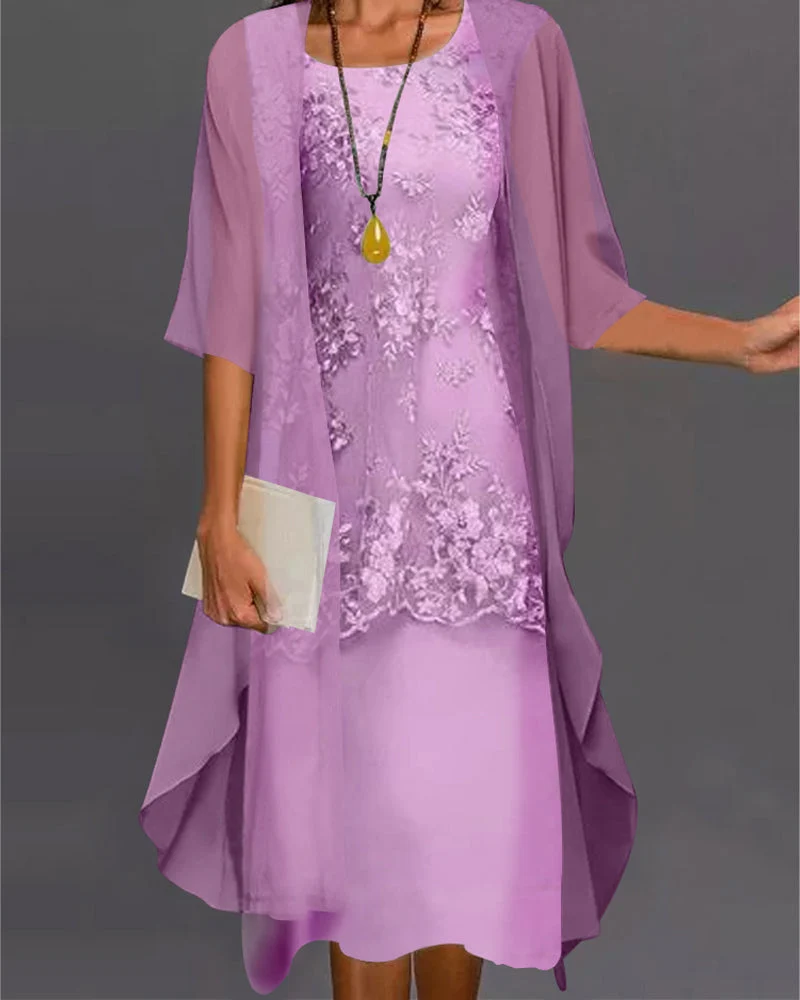 Johanna – Elegantes Kleid mit Lagenlook für Damen