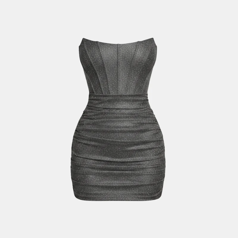 Marie – Serena Lurex-Korsett-Minikleid