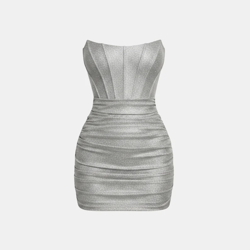 Marie – Serena Lurex-Korsett-Minikleid