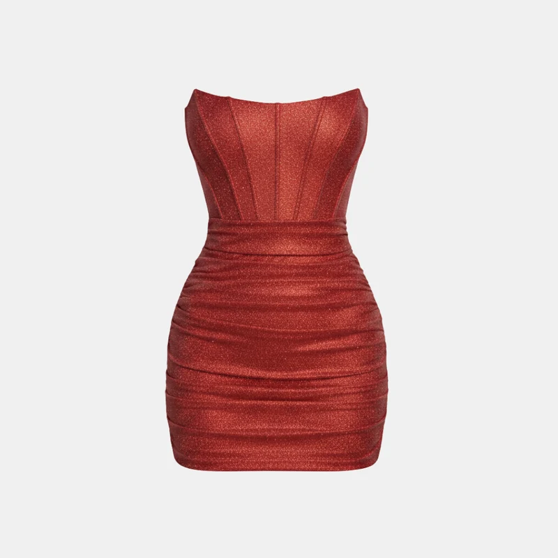 Marie – Serena Lurex-Korsett-Minikleid