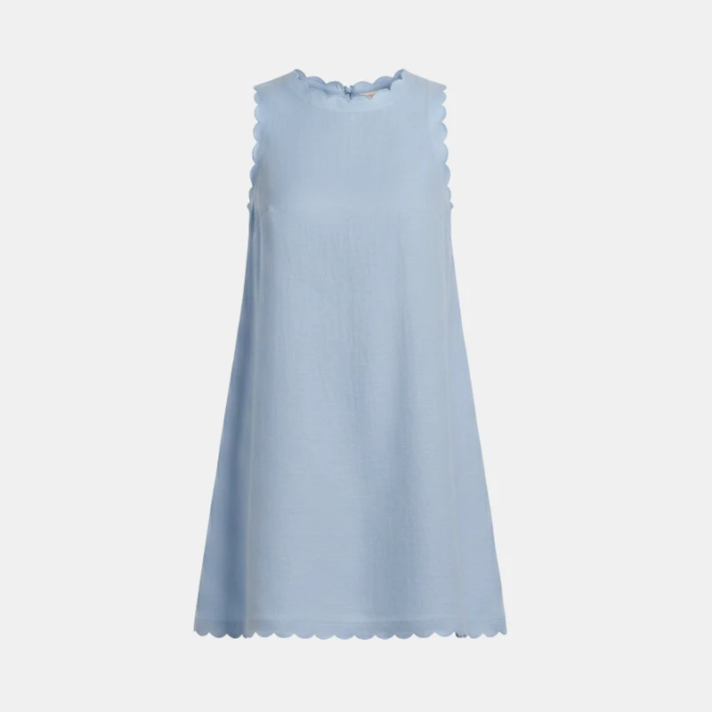 Ella – Minikleid für Damen aus weißem Leinen