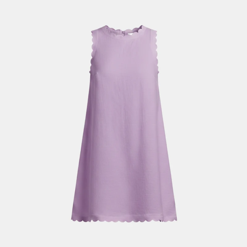 Ella – Minikleid für Damen aus weißem Leinen