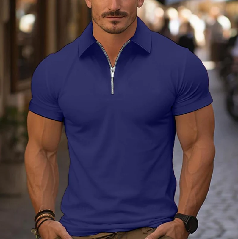 Rammy | Shirt mit Viertel-Reißverschluss und Kragen
