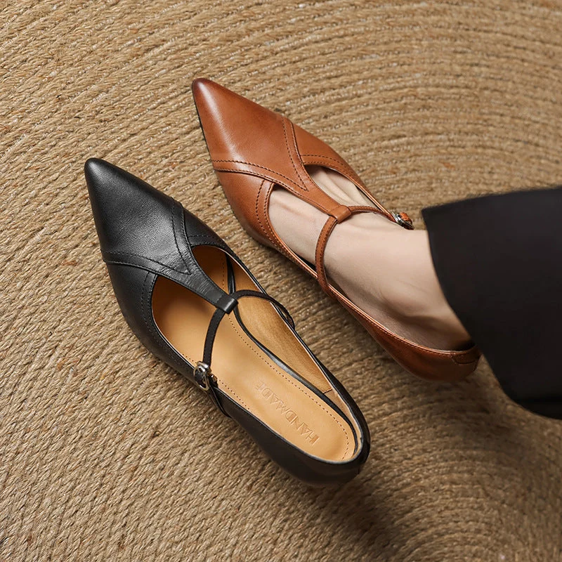 Eloise | Vintage T-Strap Pumps