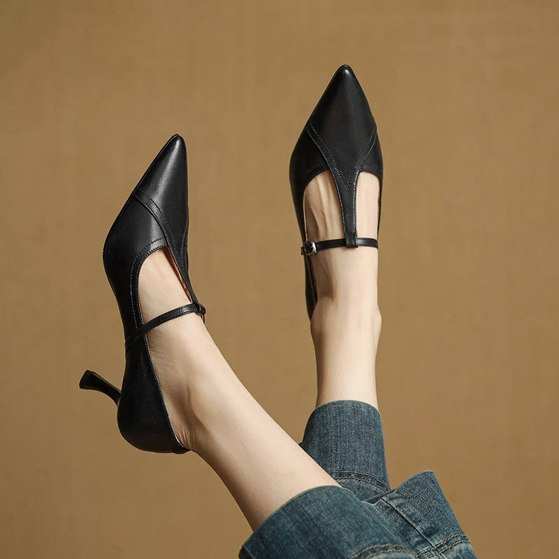Eloise | Vintage T-Strap Pumps