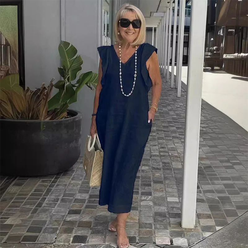 Luna | Luftiges lockerer Passform Sommerkleid