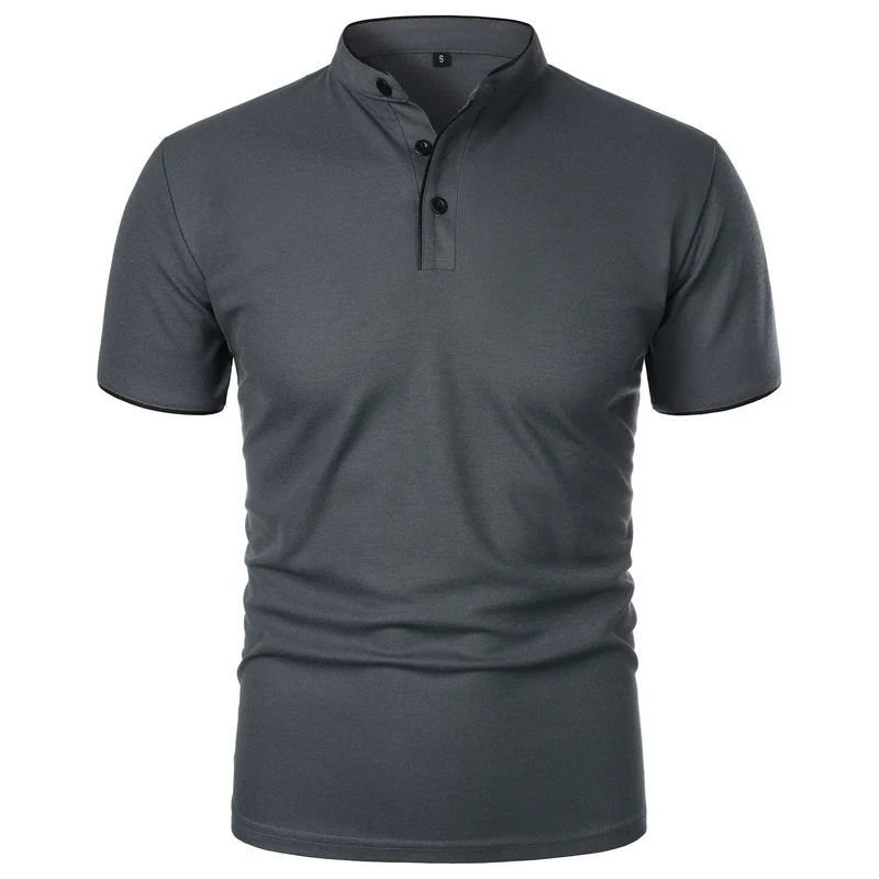 Felin | Elegantes Stehkragen-Poloshirt