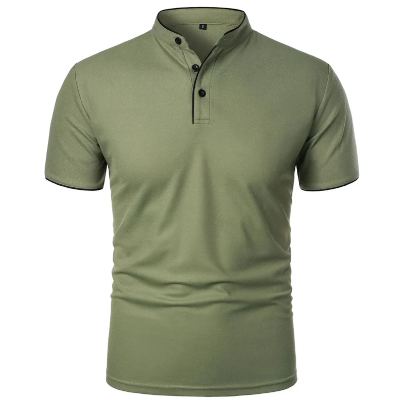Felin | Elegantes Stehkragen-Poloshirt