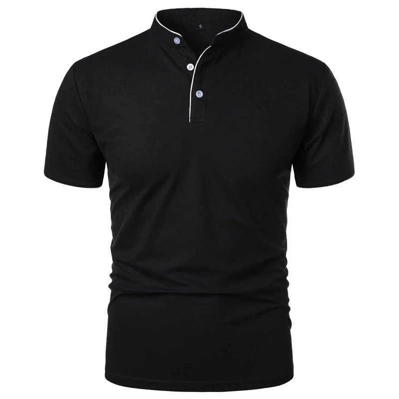 Felin | Elegantes Stehkragen-Poloshirt