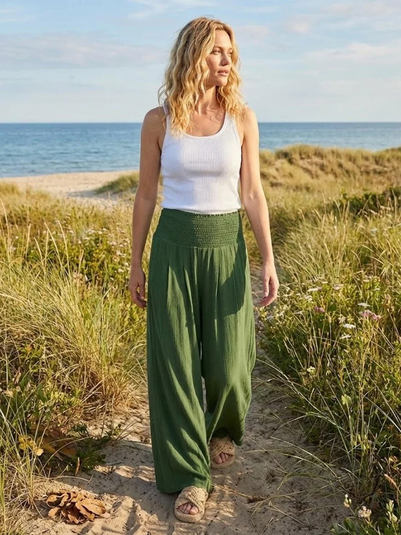 Eliza | Luftige Weit geschnittene Hose