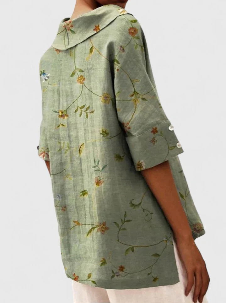 Roselyn | Lockere Floral-Bluse