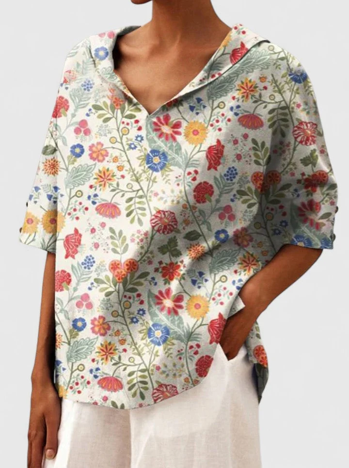 Roselyn | Lockere Floral-Bluse