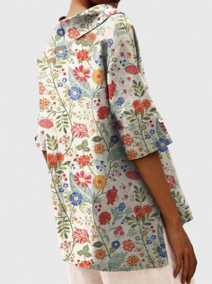 Roselyn | Lockere Floral-Bluse