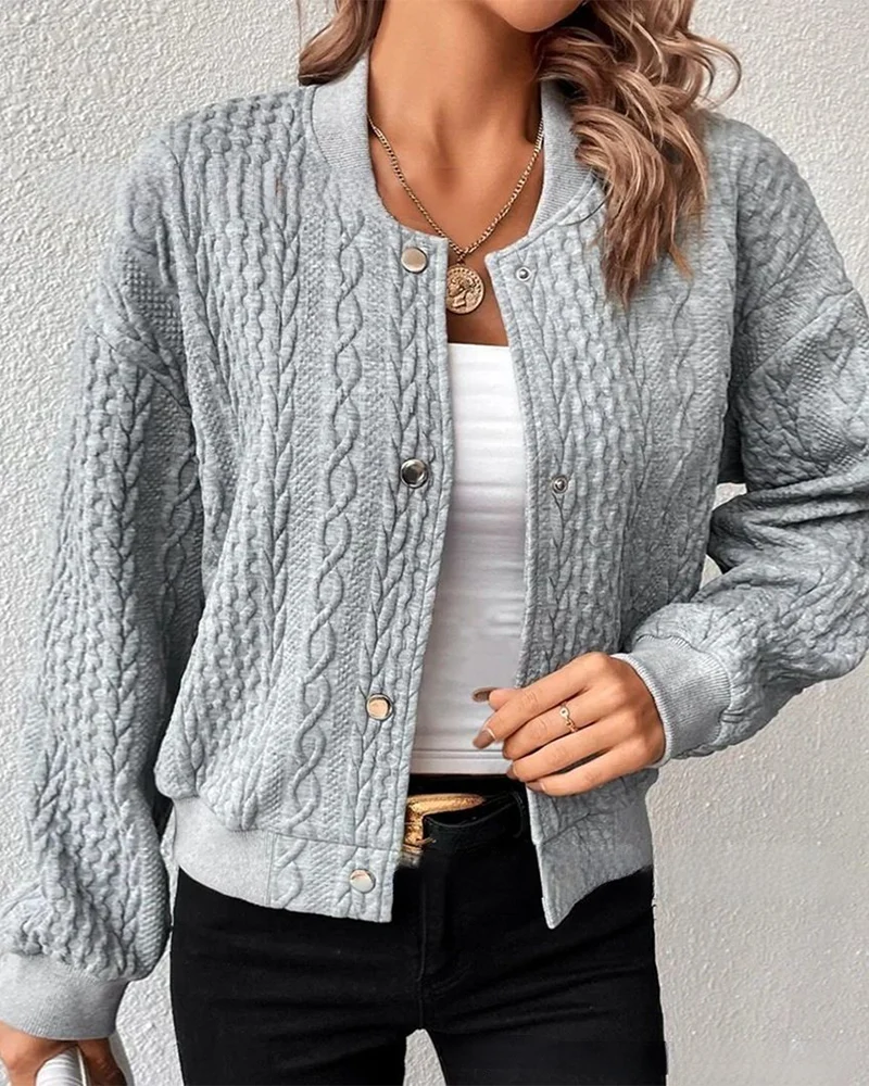 Vien | Gemütliche Strickjacke mit Muster