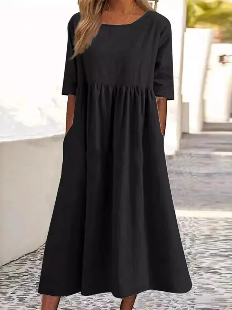 Norie | Mühelosen Stil Lässiges Kleid