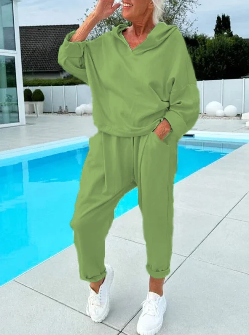 Hazel | Kapuzenpullover und Hose Kuscheliges Set