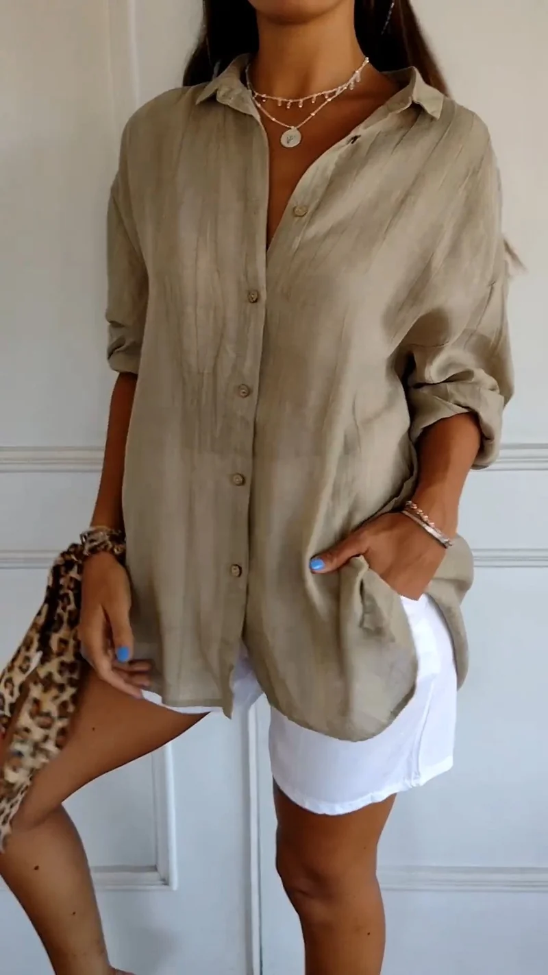 Emily | Elegante Übergroße Bluse