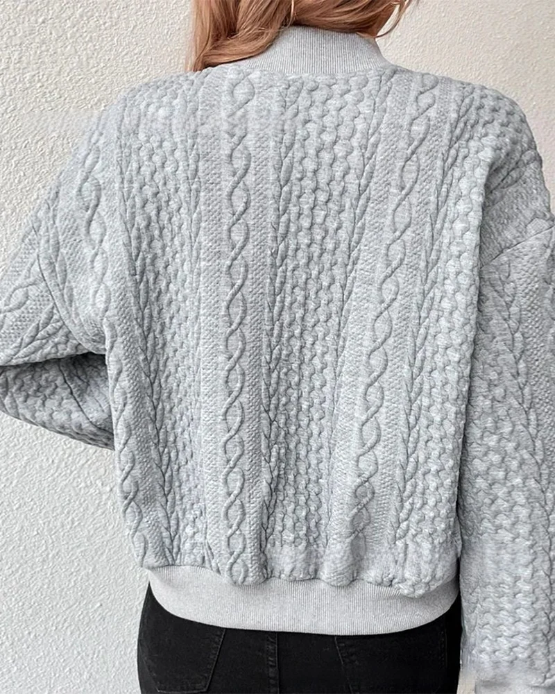 Vienne | Gemütliche gemusterte Strickjacke