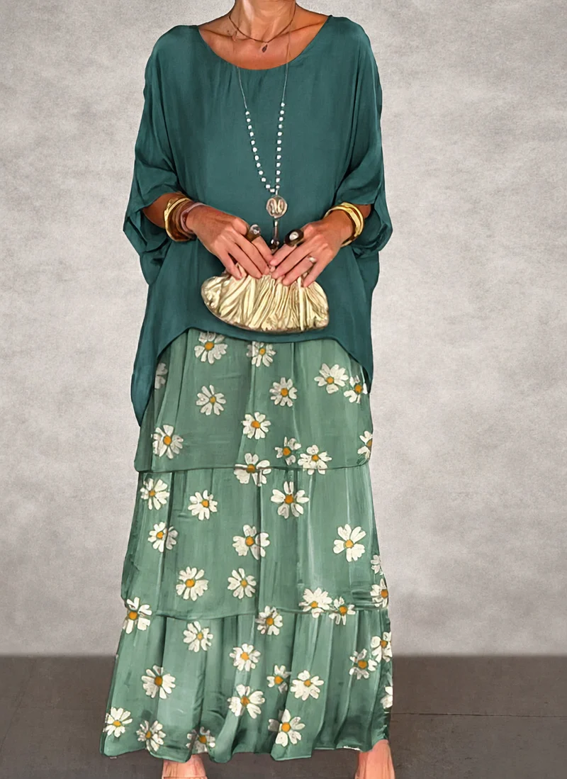 Vittoria | Göttliches Rüschen Maxikleid