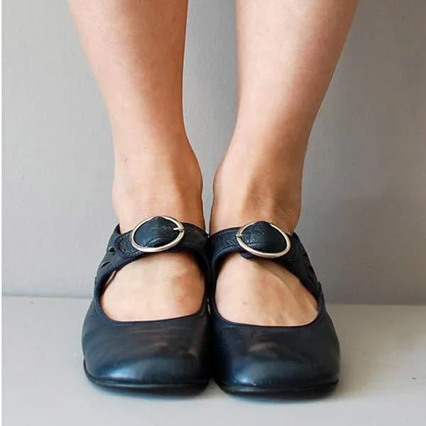 Dhalia | Retro-Schnalle Sandalen