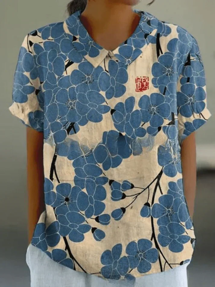 Inca | Kunstvolle Blumenbluse