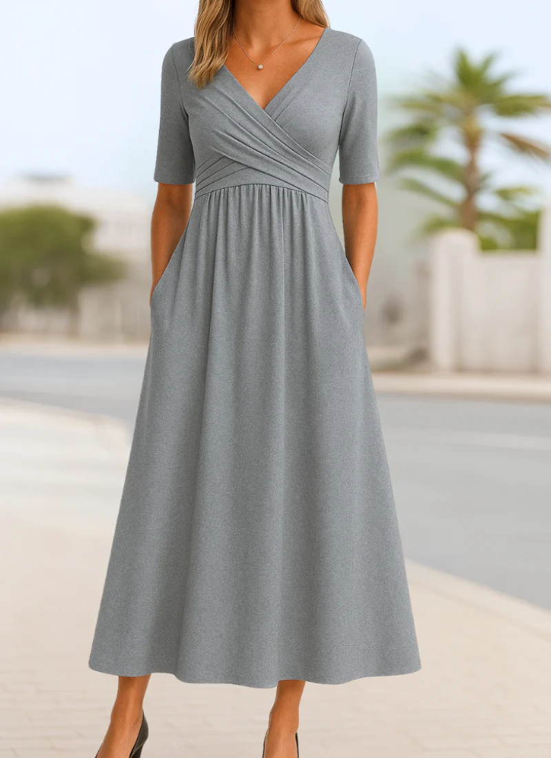 Monica | Stilvolles Crossover-Kleid