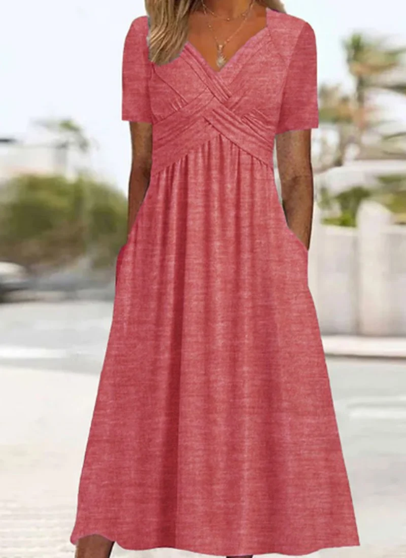 Monica | Stilvolles Crossover-Kleid