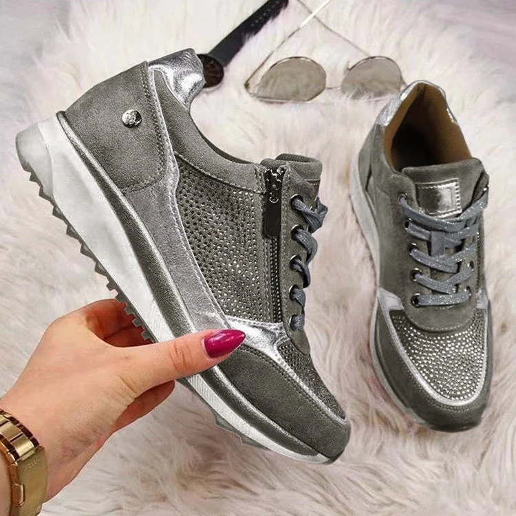 Greya | Komfortable orthopädische Sneaker mit Reißverschluss