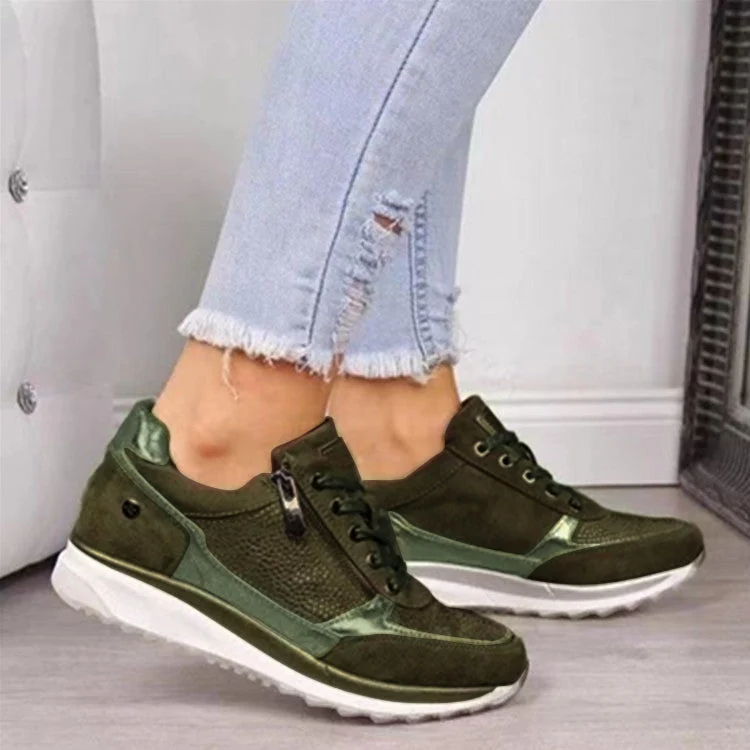 Greya | Komfortable orthopädische Sneaker mit Reißverschluss