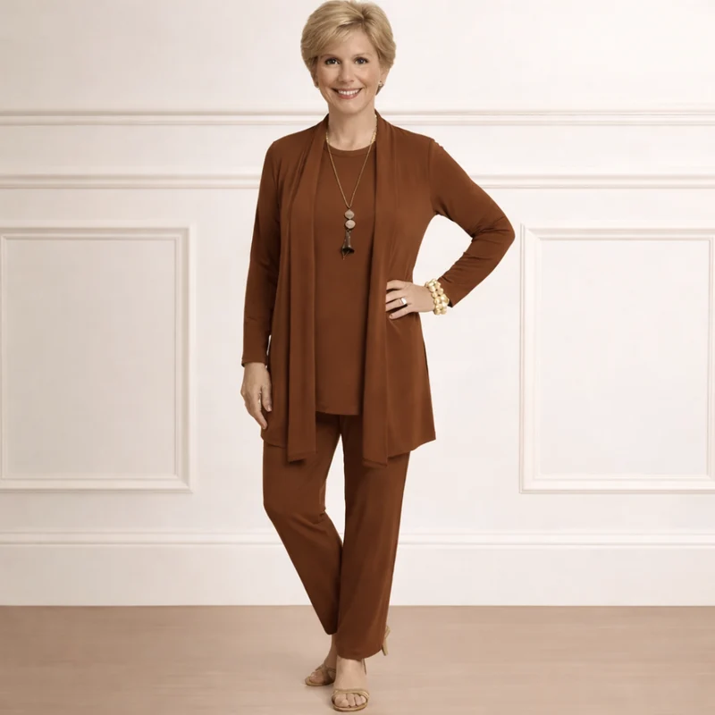 Ronalie | Elegantes Set aus Oberteil und Hose