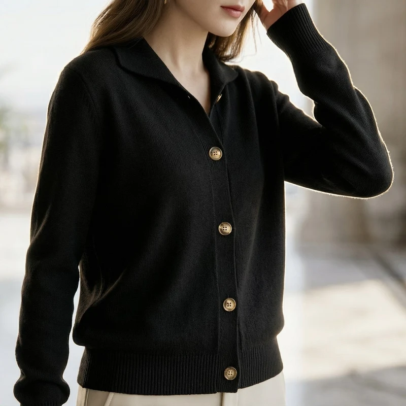 Skye | Klassischer Cardigan mit Knöpfen