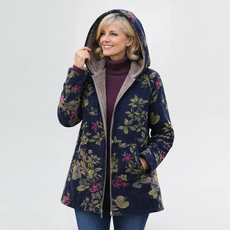 Brielle | Vintage-Blumenjacke