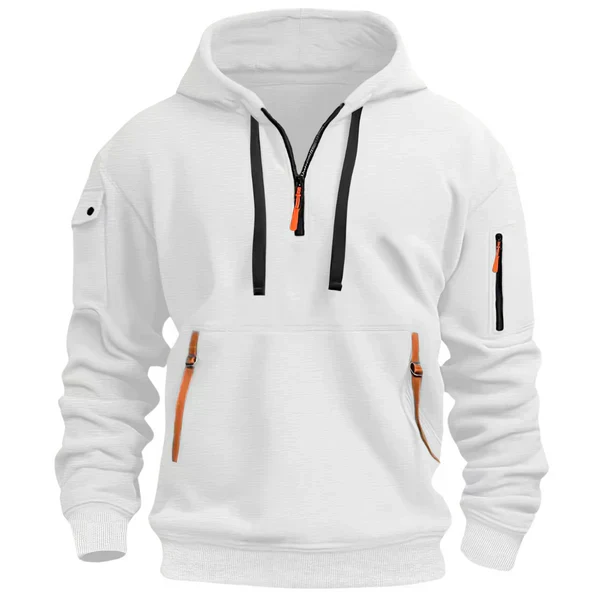 Alnick | Moderner Schiefergrauer Hoodie