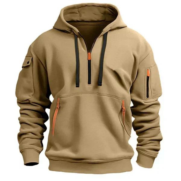 Alnick | Moderner Schiefergrauer Hoodie