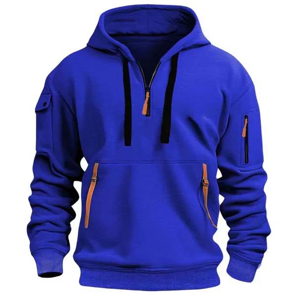 Alnick | Moderner Schiefergrauer Hoodie
