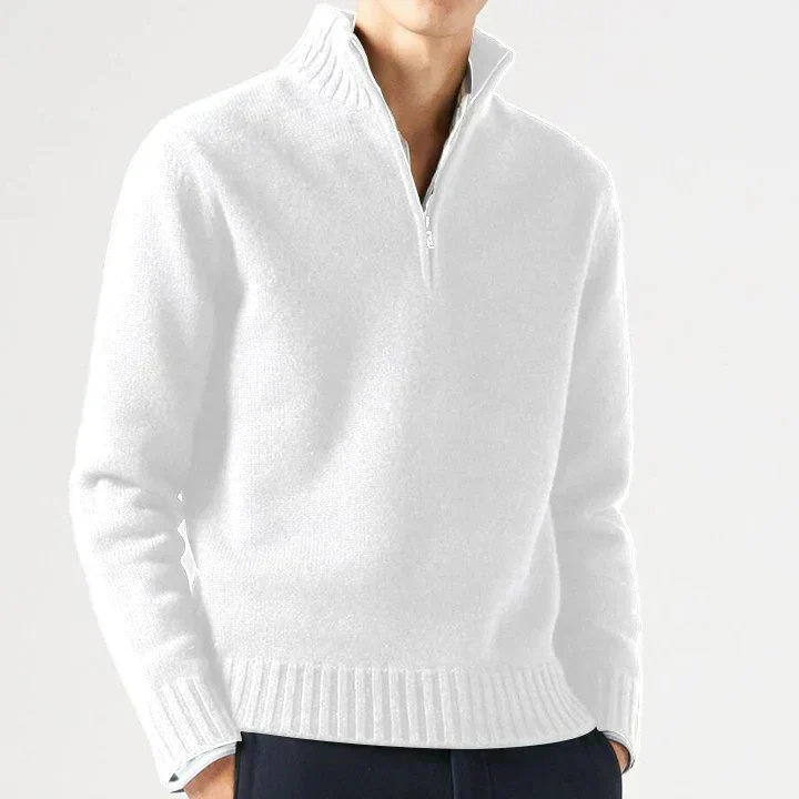 Lucio | Eleganter Half-Zip-Pullover